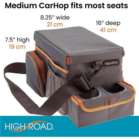 High Road CarHop Car Seat Organizer for Kids and Adults with Cup Holder Tray - Picture 5 of 6